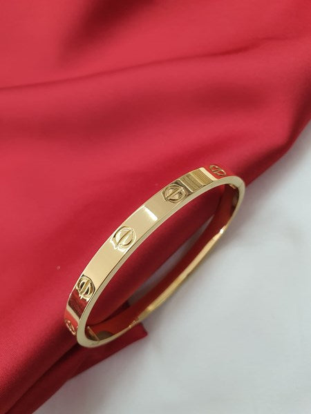 Gold Cartier Model Steel Bracelet