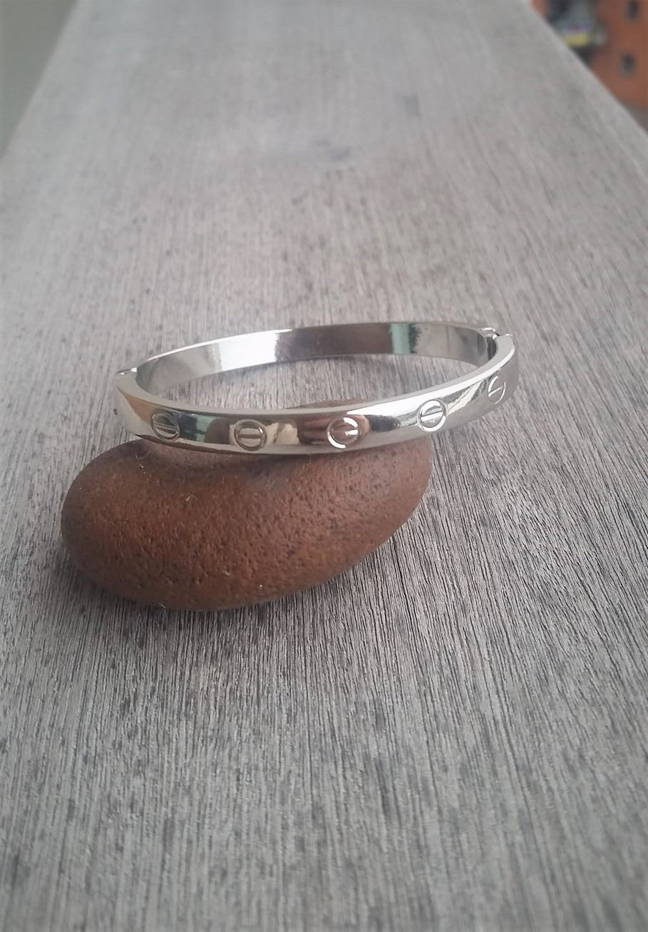 Silver Color, Metal Alloy, Kartier Model Bracelet