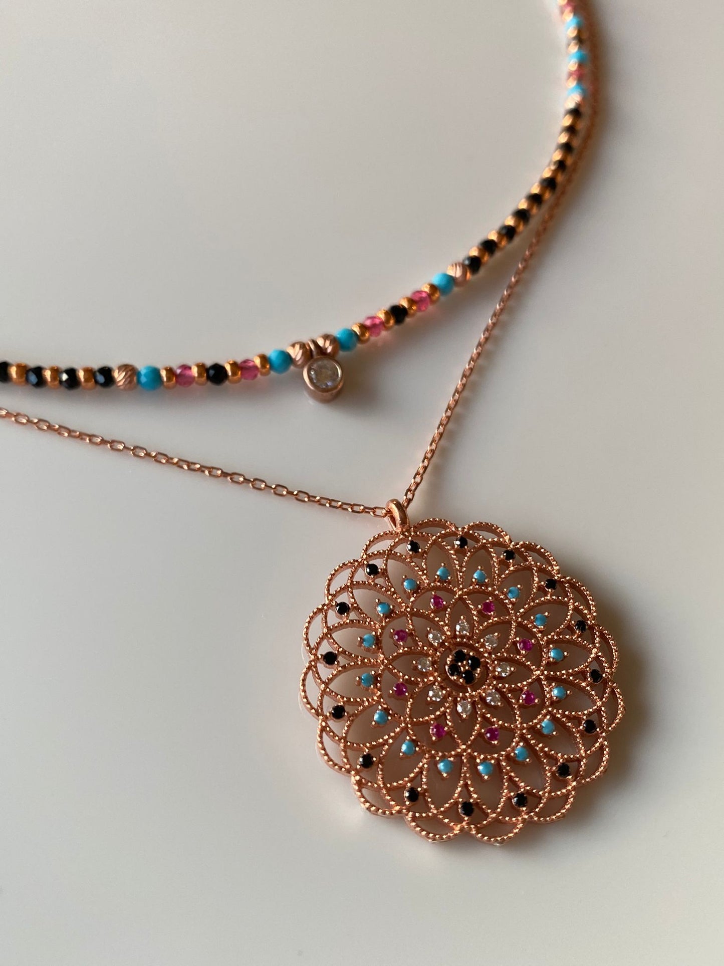 Flower of Life Combination Necklace