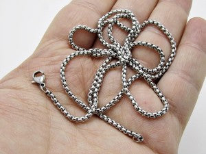 Thin Round Interlaced Model Men's Necklace