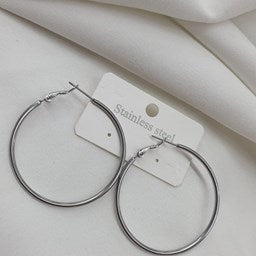 Silver Hoop Earrings