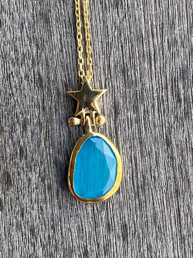 Moonca Blue Necklace