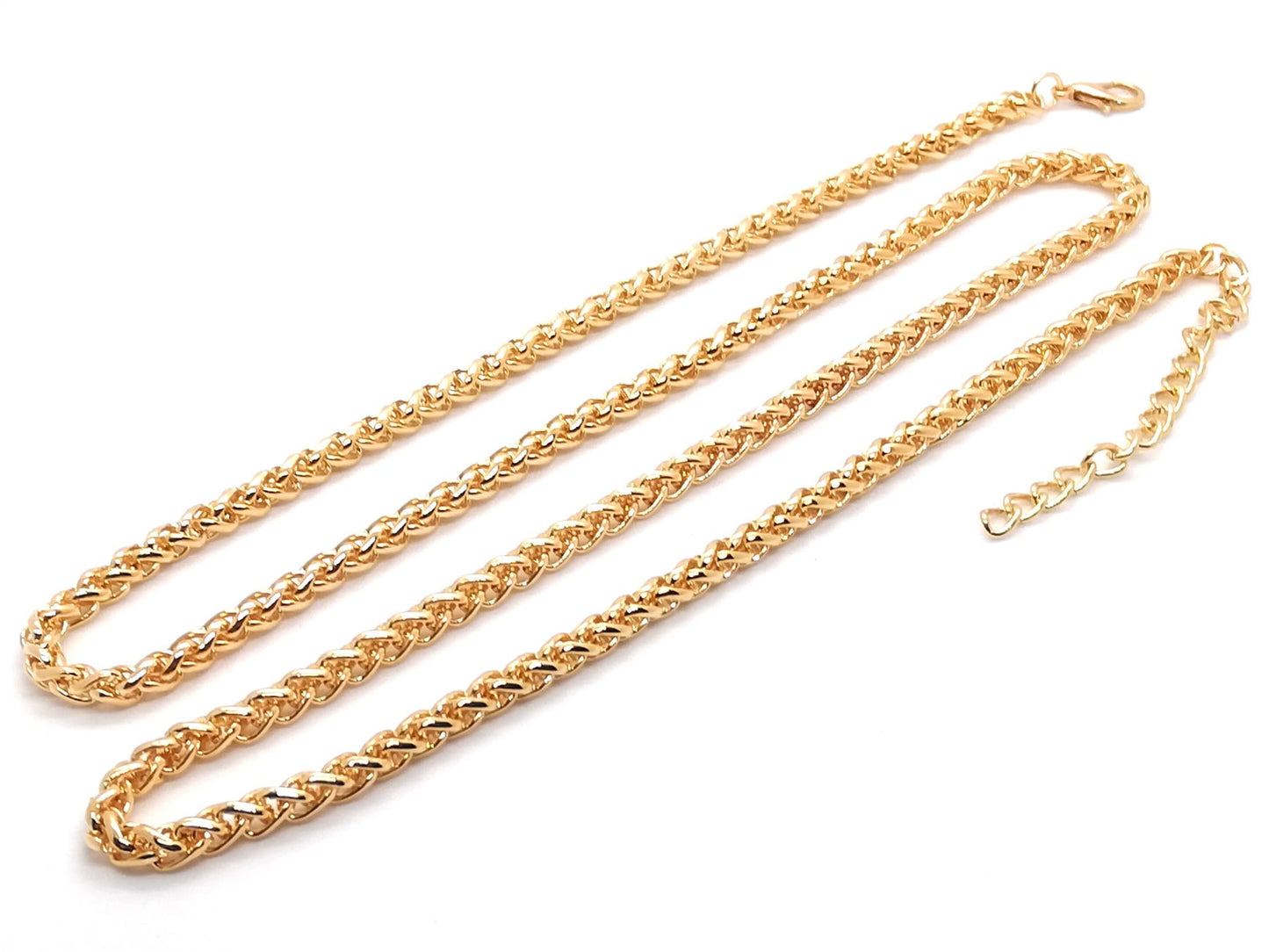 Gold Color, Angelus lufigo Model Thick Chain Necklace