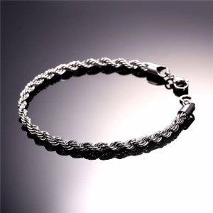 Rope Twist Men's Bracelet