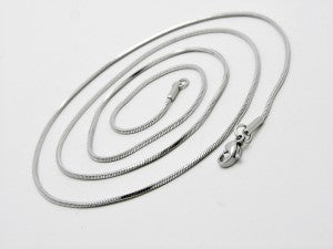 Cube Thin Snake Model Chain Men's Necklace